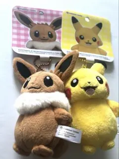 ポケモン マスコット　もふもふのイーブイ　ピカピカのピカチュウセット