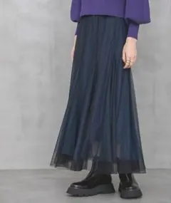 JEANASIS ジーナシス チュール2WAYフレアスカート