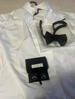 トリートドレッシング結婚式新郎4点セットカフス付き