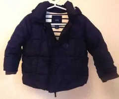 GAP ネイビー ボタン付き中綿ジャケット 90cm