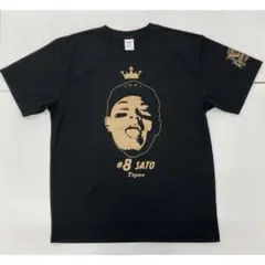 阪神タイガース 佐藤輝明 優勝記念シークレット選手顔イラストTシャツ