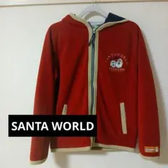 SANTA WORLD フリースパーカー　sizeM