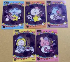 クリアカードコレクションガム bt21   5枚セット(バラ売り⭕️)