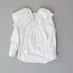 美品 シーオール 1,7万円 ビッグカラーブラウス ジャーナル 