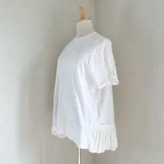 REYC ヨーコチャン 裾フリル Tシャツ 白 36のサムネイル