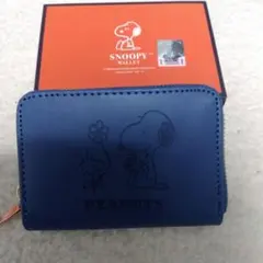 スヌーピー コインケース 青