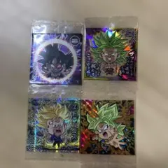 ドラゴンボールウエハースシール4枚セット