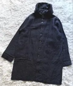 cheer 札幌　リネンコート フード付き ゆったり