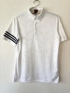 アディダスゴルフ　半袖ポロシャツ　メンズM 総柄
