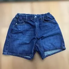 UNIQLO キッズ デニムハーフパンツ 160