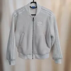 美品☆ adidas☆ アディダス ボアジャケット トラックジャケット 白SST