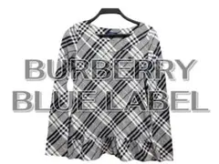 BURBERRY BLUE LABEL チェック柄長袖トップス