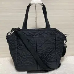 レスポートサック　日本限定　パフィーブロッサムズ　ショルダーバッグ　ブラック