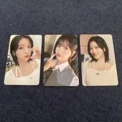 IVE  ユジン　ファンミ　トレカ　3枚セット