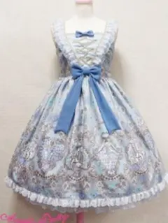 Angelic Pretty アレルキナーダジャンパースカート　サックス