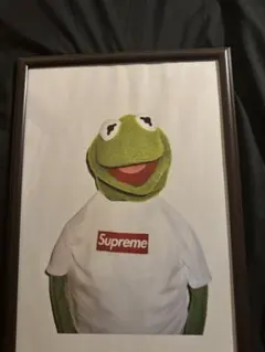 Supreme Kermit ポスター 額縁付き