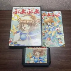 メガドライブ専用【ぷよぷよ】箱説明書つき 動作確認済み【画像あり】【oka】