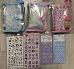 サンリオ キティちゃん クリアシール帳 シールセット ボンボンドロップシール
