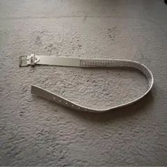 白色 sk8スケーター y2k スタッツベルトbigboy supreme