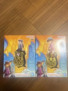 ズートピア2 ジュディ ニック モニタートップ フィギュア 2点セット 未開封
