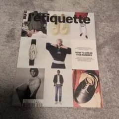 l'etiquette MEN N°16 レチケットマガジン