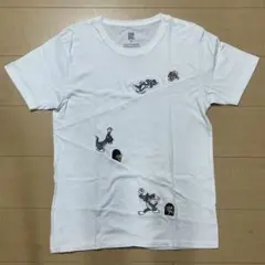 グラニフ　トムとジェリー　Tシャツ　ホワイト　M