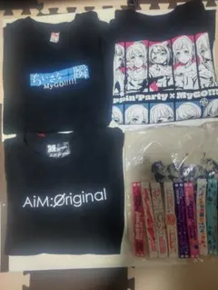 MyGO!!!!ポピパ AiM:Øriginal Tシャツ計3枚 ラバーバンド