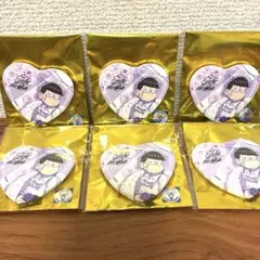 おそ松さん Angel 缶バッジ 6枚 一松 A - メルカリ