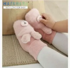 HAYAHARU ベビー靴下 うさぎ耳デザイン