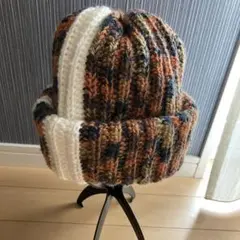 ニット帽　ハンドメイド