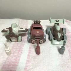 スリコ　知育玩具 組み立ておもちゃ 飛行機 車 サファリカー　レースカーのサムネイル