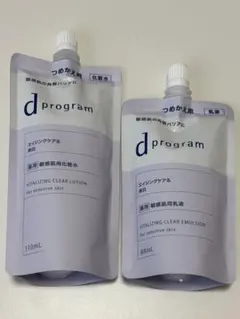 d program バイタライジングクリア つめかえ用セットのサムネイル