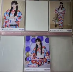 池田瑛紗　真夏の全国ツアー2025 浴衣 生写真　チュウ　ヒキ　座りヒキ　3種
