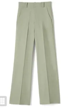 GRL グレイル センタープレスストレートパンツ gm287 XS