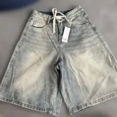 タグ付き新品*dispark*デニムパンツ*ハーフパンツ*靴下付き