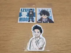 僕のヒーローアカデミア　緑谷出久　ステッカー3枚セット
