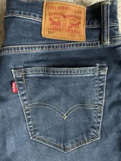 Levi's 511 スリムフィット デニム W33 股下64