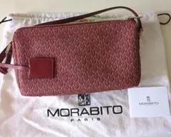 新品未使用✨MORABITO 赤 ジッパーショルダーバッグ