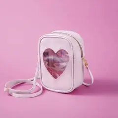 【新品未使用】マイメロディ＆クロミ ハートクリアポシェット