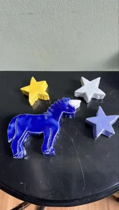 MV% ユニコーンと星のセット