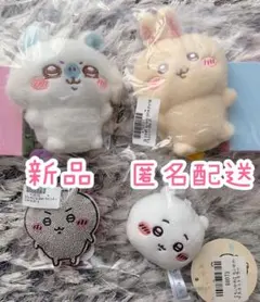 ちいかわ ぴたれすと マスコットミラー キーホルダー モモンガ　うさぎ　セット