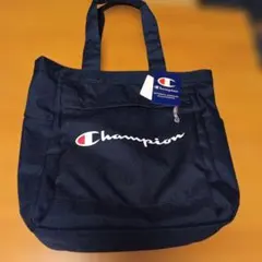 未使用 Champion トートバッグ ネイビー 大容量 男女兼用のサムネイル