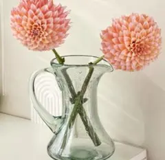 ヴィンテージ クランベリーガラス ピッチャー 花瓶 - メルカリ