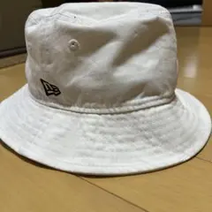 NEW ERA ホワイト バケットハット M/L ニューエラ ハット バケハ