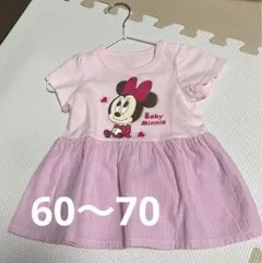 夏値下げ！　ワンピース　ベビー　ミニーちゃん　60〜70