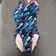 arena ストライプ競泳用練習水着