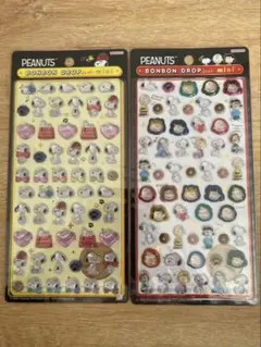 ち*こ様 PEANUTS BONBON DROP mini シール 2枚セット