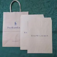 ラルフローレン／ギフト用小袋2枚＆手提げ紙袋１枚