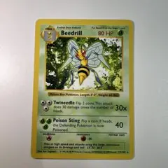 ポケモンカード スピアー　Beedrill 英語版　シャドーレス　旧裏のサムネイル