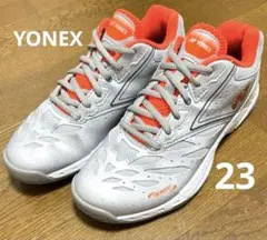 ヨネックス　カーペットコート　テニスシューズ　パワークッション　23